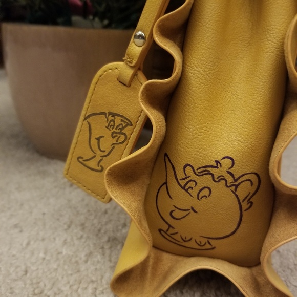 Hand Painted Rose and Quote purse - Picture 5 of 7